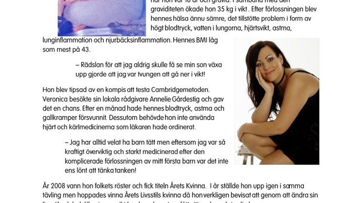 Veronica Johansson kammade hem titeln: Årets Livsstils kvinna 2011