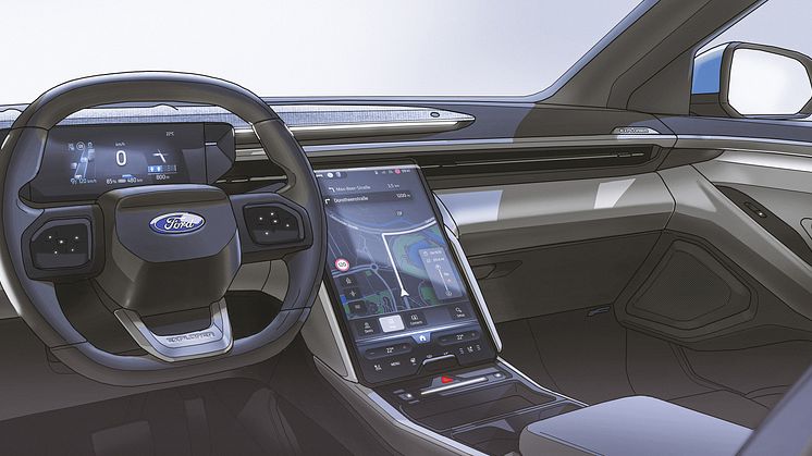 2023 FORD ny elektrisk Explorer skisser  (13)