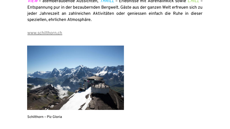 Schilthorngebiet