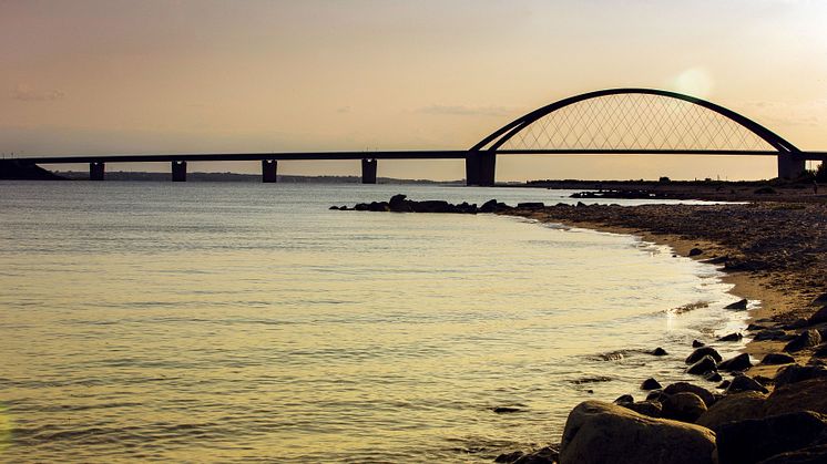 Das Wahrzeichen der Ostseeinsel Fehmarn: Die Fehmarnsundbrücke © Thies Rätzke