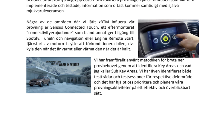 xBTM the Volvo Cars Way