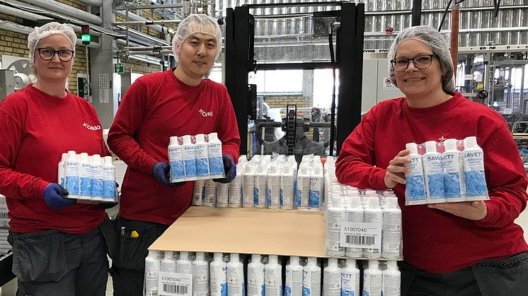 Savett-käsidesin valmistus aloitettiin Orklan Falunin tehtaalla huhtikuussa
