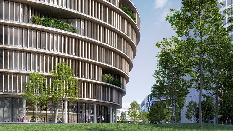 Forskaren fasad illustration av 3XN