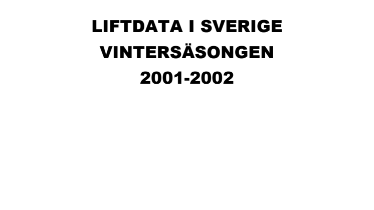 Skiddata 2001-2002