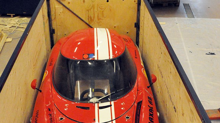 Miljöbilen Baldos II till utställning i USA