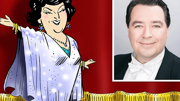 Estradören Mattias Enn hyllar världssopranen Birgit Nilsson i föreställningen ”Värp först och kackla sen!” på Palladium Malmö 17 november kl 16.00.