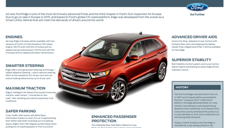 FORD EDGE PÅ 60 SEKUNDER