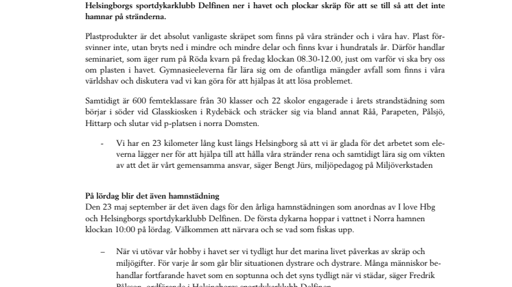 ​Plast är det vanligaste skräpet på våra stränder