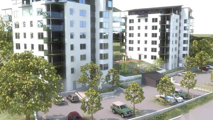 HSB först ut med Webers P-märkta fasader
