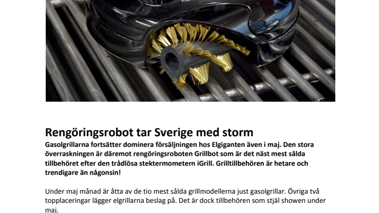 Rengöringsrobot tar Sverige med storm