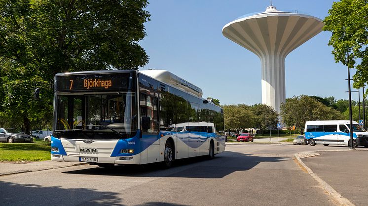 City bus in Örebro
