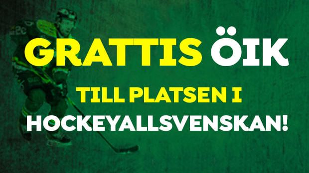 Kom och hylla våra hockeyhjältar lördag den 30 april kl 20.00 i Vinterparken