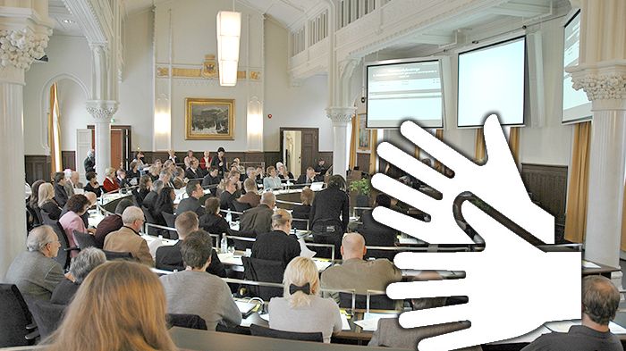 Teckenspråkstolkning av webbsändningarna från kommunfullmäktige