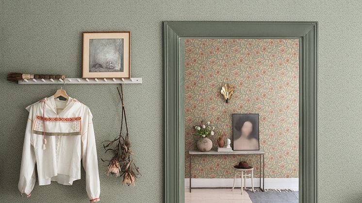 Tapetkollektion Lyckebo - designad av Hanna Wendelbo