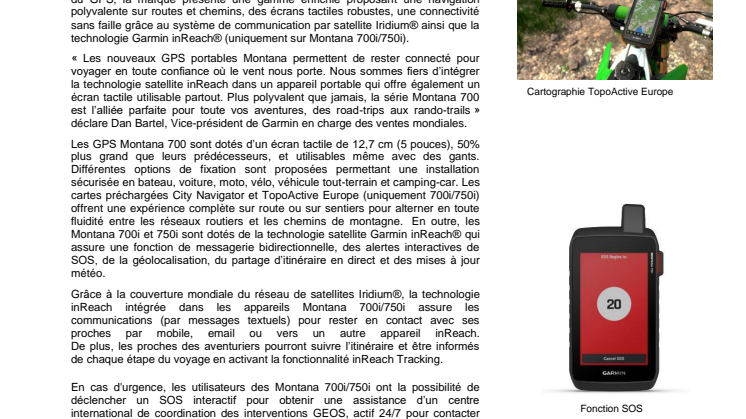 CP Garmin Montana 700