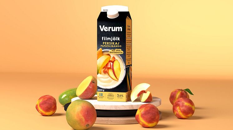 Förläng sommaren med Verum® Persika/Papaya/Mango!