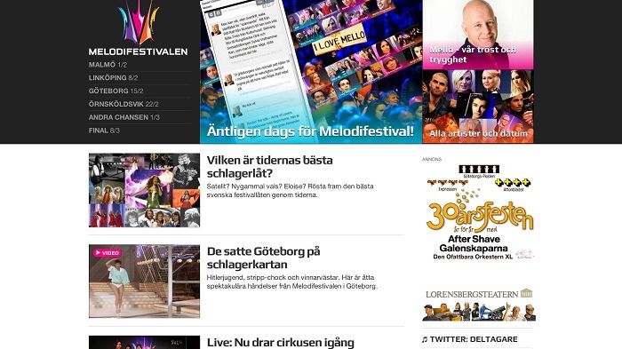 Vassare och bredare bevakning av Melodifestivalen