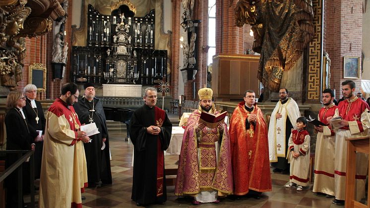 Fullsatt Storkyrka mindes folkmordet 1915