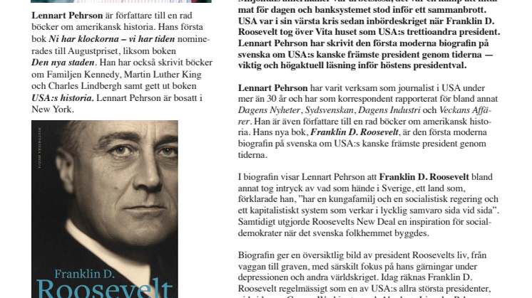 Nu släpps högaktuell biografi om USA:s kanske främste president genom tiderna