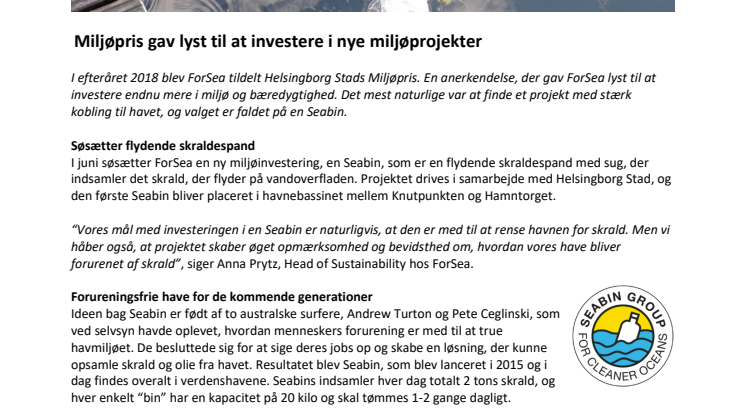  Miljøpris gav lyst til at investere i nye miljøprojekter