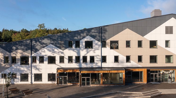 Långsjoskolan fasad