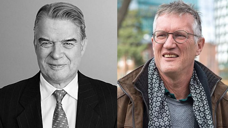 Björn Savén och Anders Tegnell, nya ledamöter i Hjärt-Lungfondens styrelse
