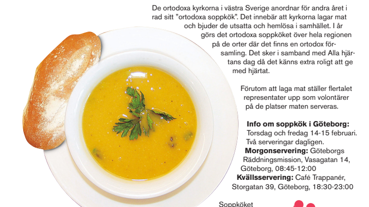 Ortodoxt soppkök i Göteborg med omnejd 