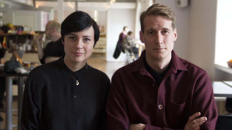 Petronella Turesson och David Alledal, nya programansvariga på Berghs.