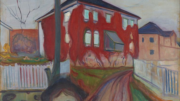 Edvard Munch: Rød villvin / Red Virginia Creeper (1898-1900)