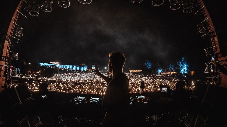 David Guetta på Festningen i Trondheim 2019.