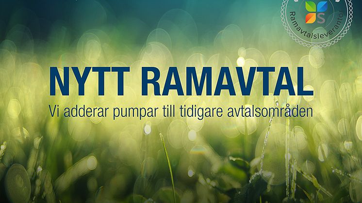 ​Dahl Sverige breddar avtalsområde med Sinfra – nu omfattas även pumpar