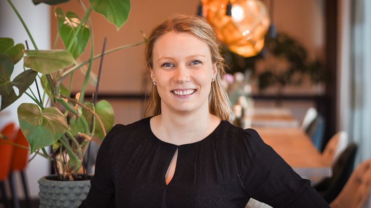Amanda Lindblad, ny hotelldirektör på Radisson Blu Hotel i Lund.