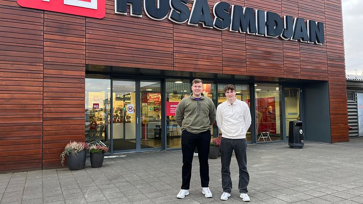 Michael Hemmingsen og Rasmus Thomsen har været 14 dage i Island. 