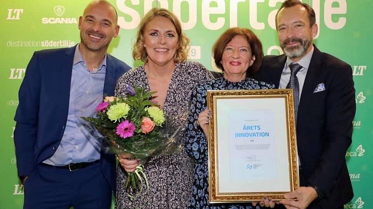 Thomas Widlund, N4, Linda Lindqvist, N4, Eva Helén, Södertäjle Science Park och Roger Baakki, N4..