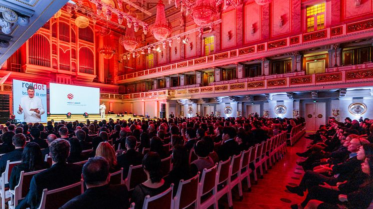 Red Dot Design Award recognises international designers and agencies at the Red Dot Gala 