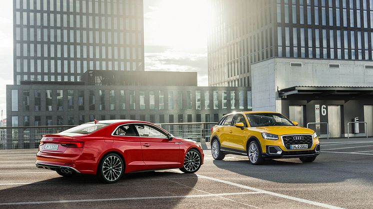 Euro NCAP test: five stars for the Audi A5 Coupe, Audi A5 Sportback and Audi Q2
