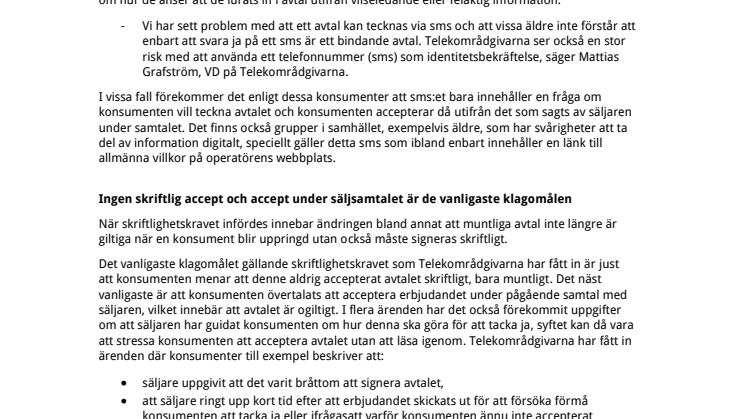 ​Ett år med skriftlighetskravet