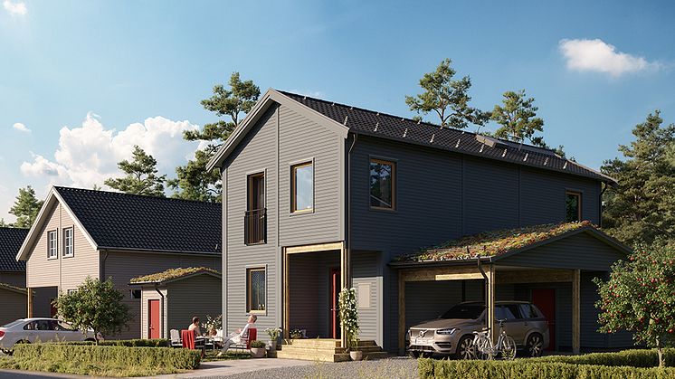 Säljstart för skärgårdsnära parhus och villor i Östra Åkersberga
