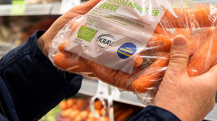KRAV och Från Sverige inleder ett samarbete om märkning av livsmedel som är både svenskproducerade och KRAV-certifierade.
