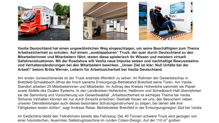 Arbeitssicherheits-Truck