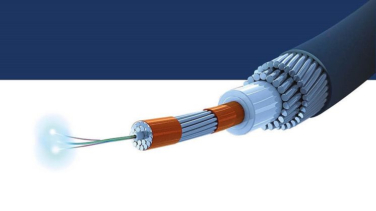 Fiberkabel som används i läcksökningsprojektet. Bild: Fluves