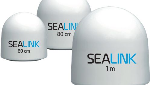 Sealink services for various antenna sizes are available