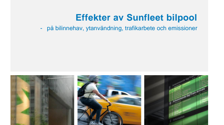 Effekter av bilpool