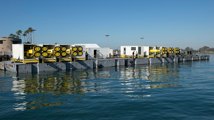 MoorMaster™ AMS units during At Sea Demonstrations