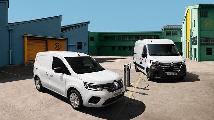 Nya Kangoo E-TECH Electric och Nya Master E-TECH Electric