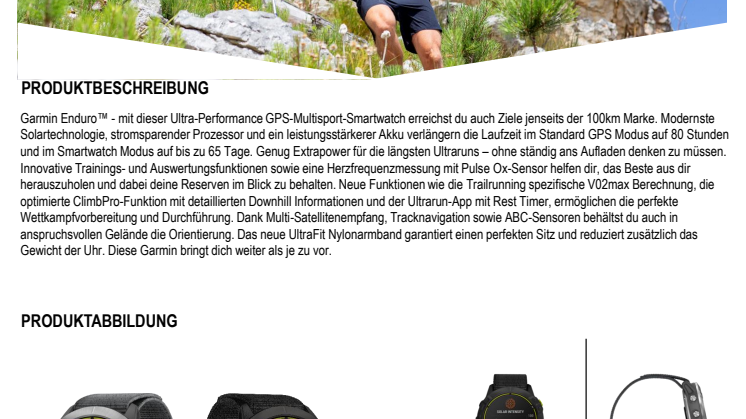 Datenblatt Garmin Enduro