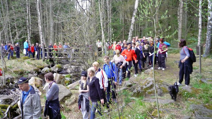 Inbjudan till pressinfo måndag 4 maj kl 11. Vandra i Skaraborg