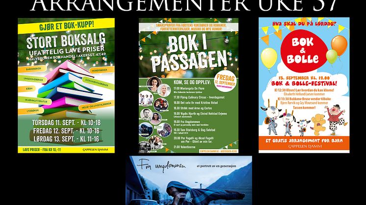 Velkommen til Cappelen Damm-huset, uke 37!