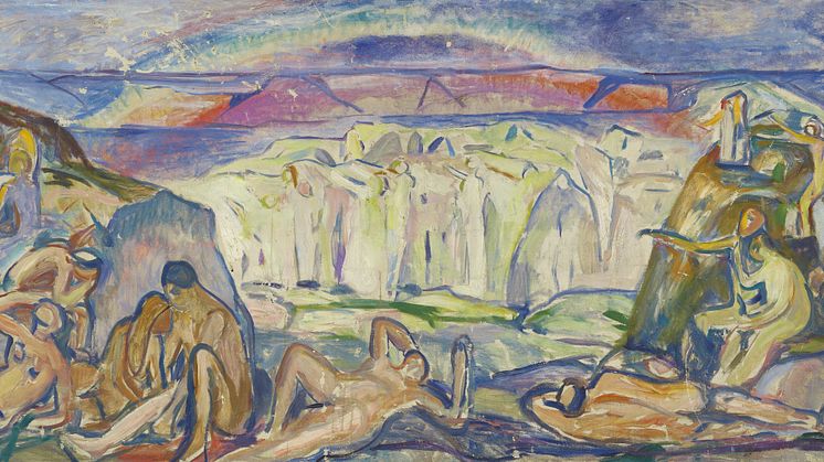 Edvard Munch: Freden og regnbuen / Peace and the Rainbow (1918–1919)