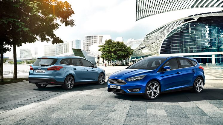 Ny Ford Focus: Avansert teknologi og forbedret drivstoffeffektivitet for verdens mest solgte bilmodell